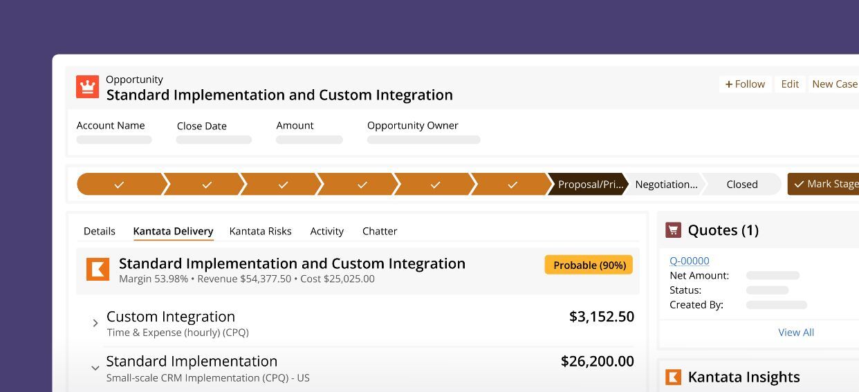 Kantata on Salesforce