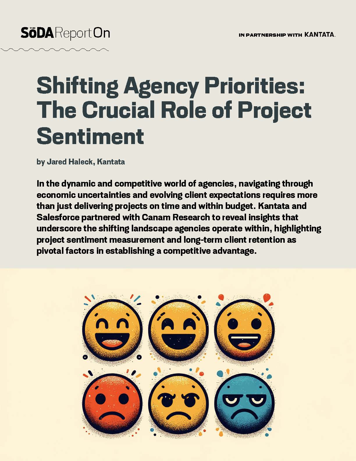 Shifting Agency Priorities: The Crucial Role of Project Sentiment